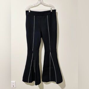 Target x Victor Glemaud Black Bell Flare Pants with White Piping